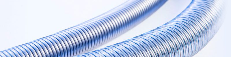 close up of hose spring