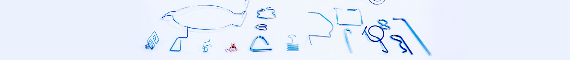 an array of wire forms
