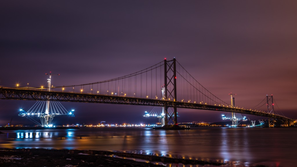 The Forth Road Bridges, Scotland