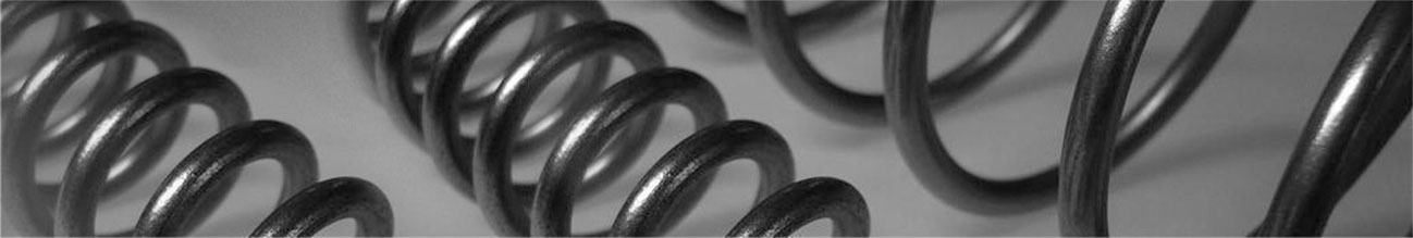 close up of spring coils