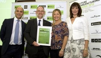 Airedale chairman and colleagues showing recent Keighley Business Award.