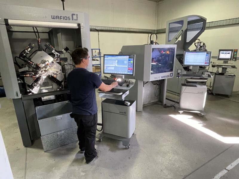 Wafios FMU 16+ CNC machine in use at Airedale Springs